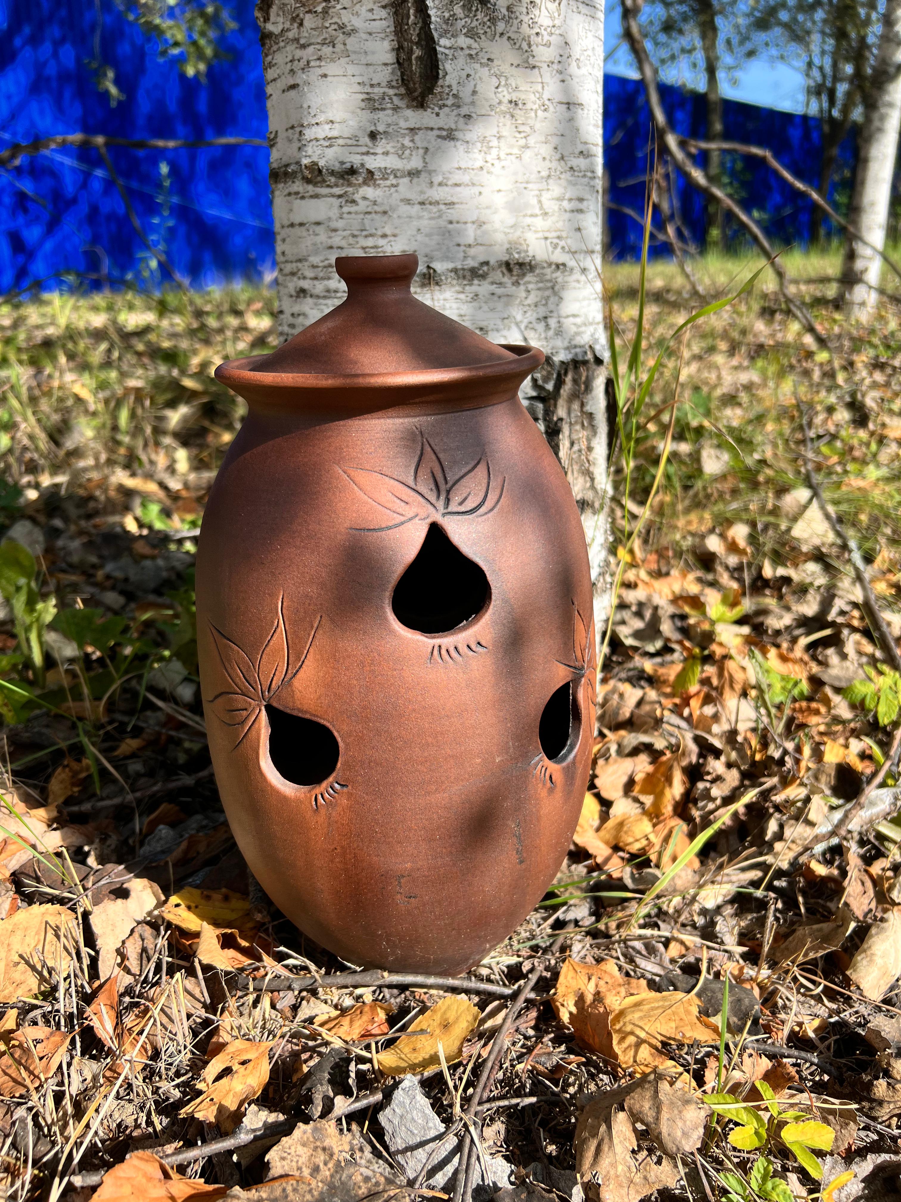 Горшок "Лук" 25см (скол)