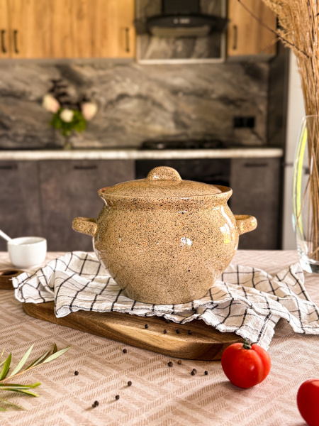 Горшочек с ручками (2л) салют
