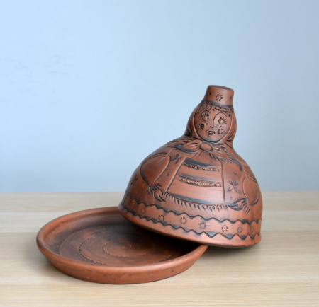 Блинница с крышкой  "Баба" (24 см)