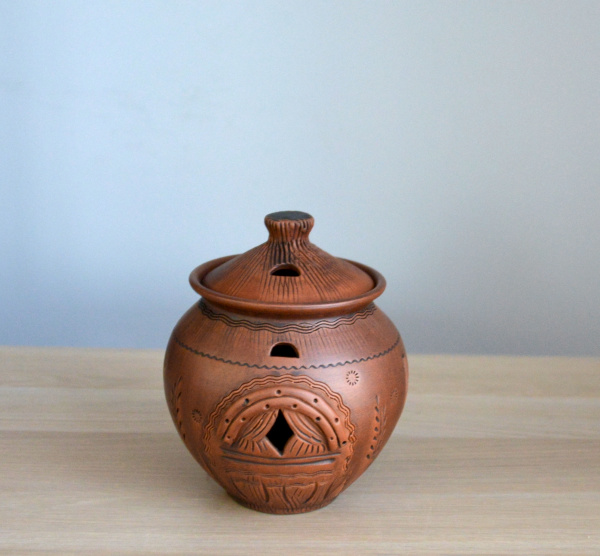 Банка для чеснока "Домик" (15 см)