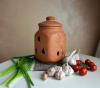 Горшок для чеснока (1,3л) терракот